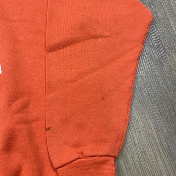 Vintage Clemson Tigers Sweatshirt Mens XL Orange NCAA Made USA Crewneck 90s - Picture 4 of 16